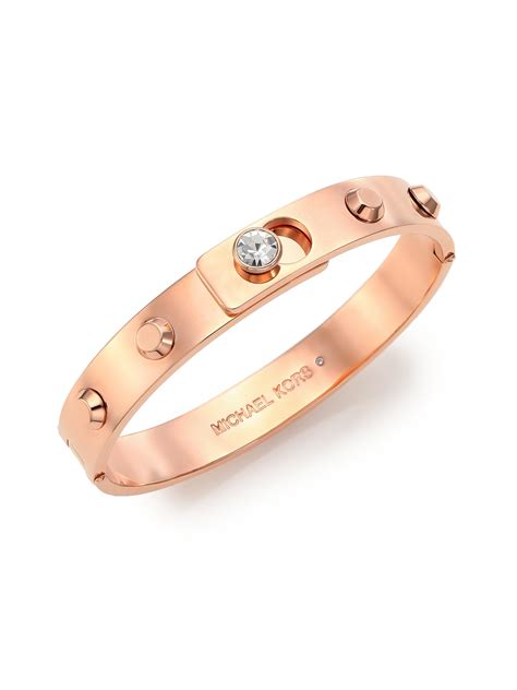 michael kors rose gold bangle|michael kors adjustable bracelet.